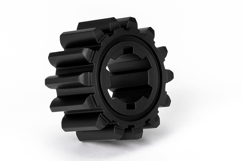 PEEK PVX schwarz Drehteile