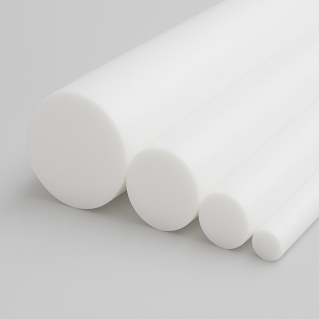 PTFE natur Rundstäbe (Ø 5-300 mm)