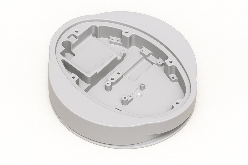 PE 500 lichtgrau Frästeile