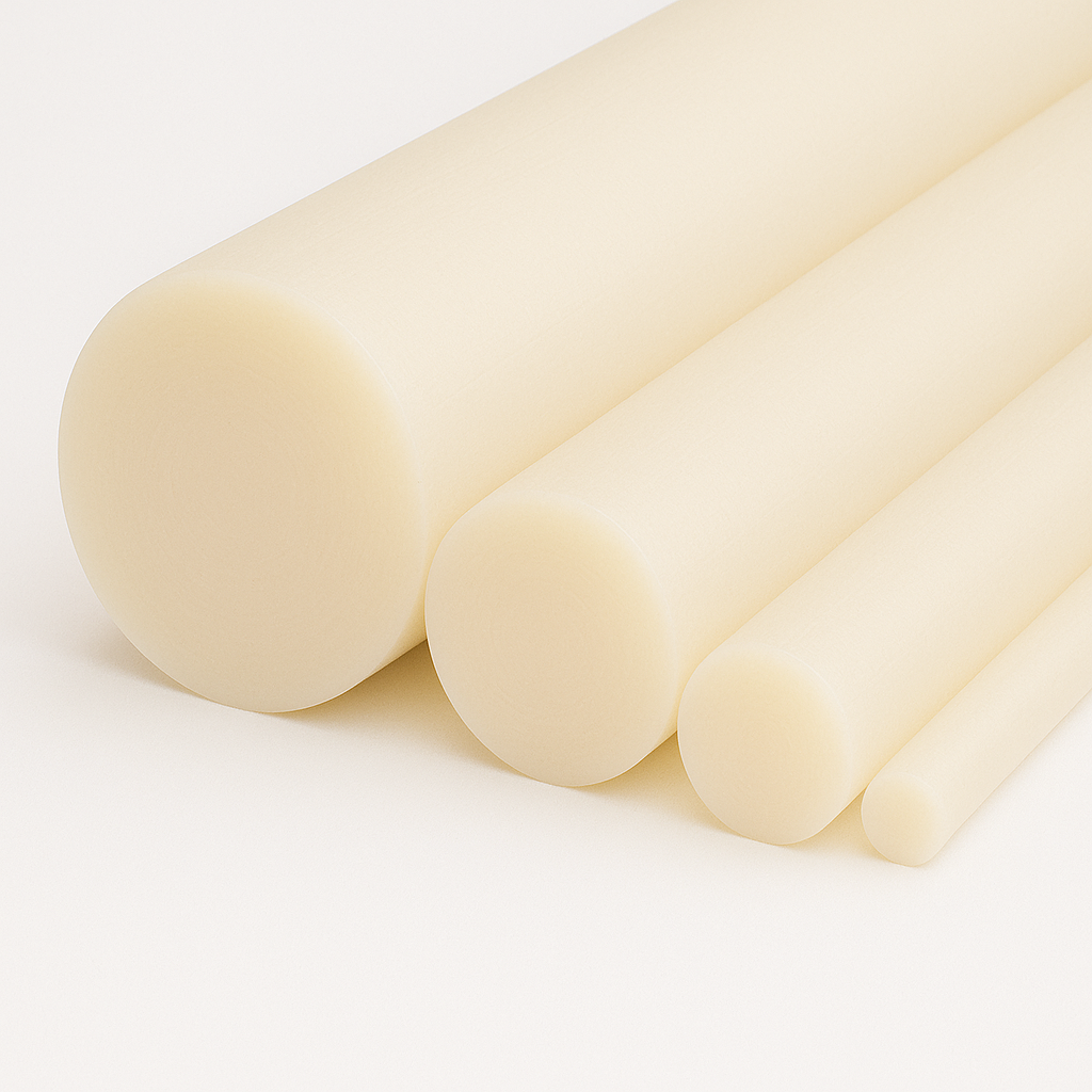 PA 66 natur Rundstäbe (Ø 20-200 mm)