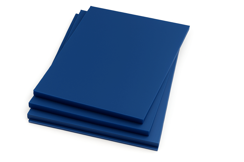 POM blau Platte (4-120 mm Stärke)