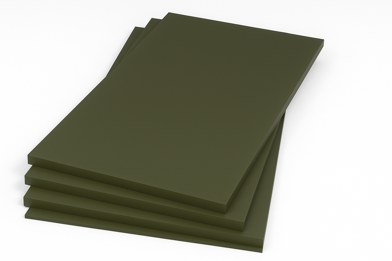 PA 6 LFX grün Platten (10-100 mm Stärke)