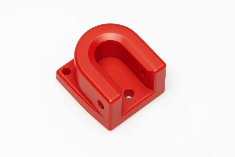 PE 500 rot Frästeile