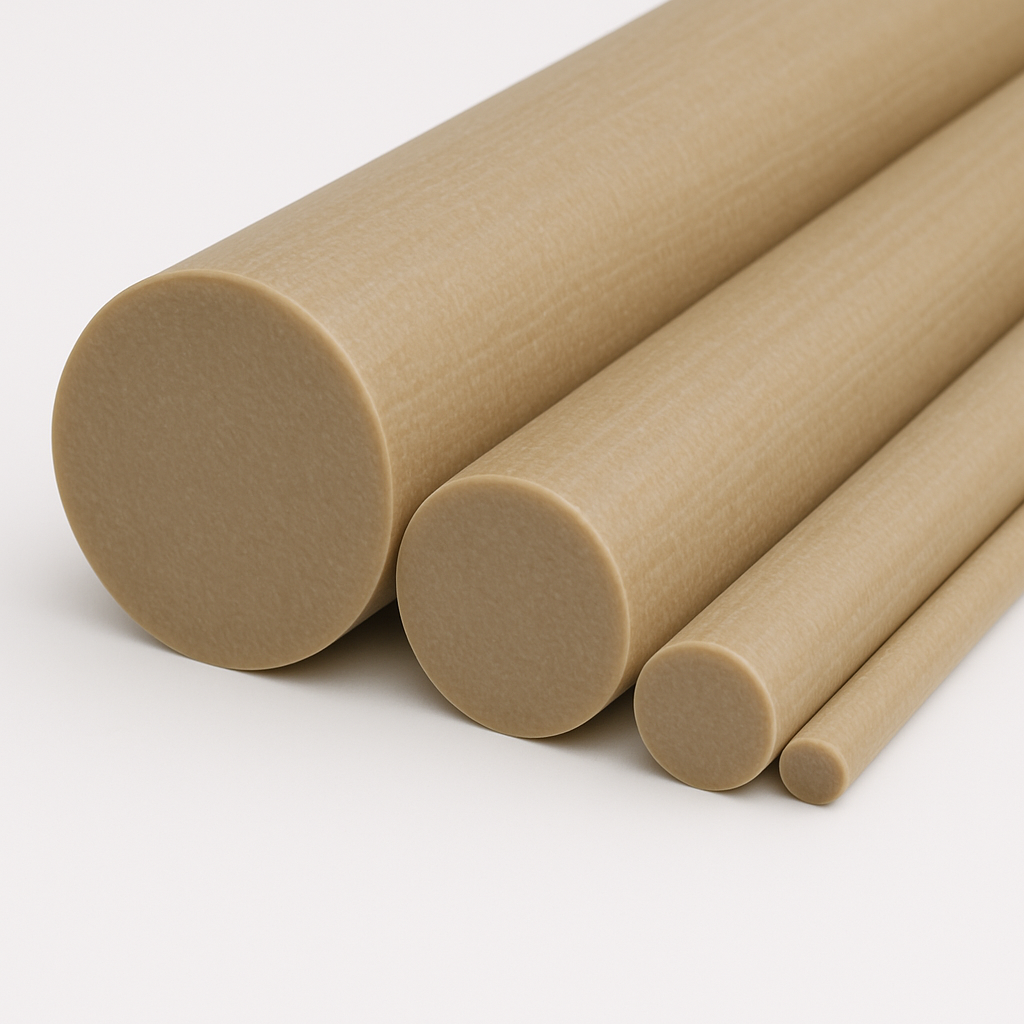 PEEK GF30 natur Rundstäbe (Ø 8-100 mm)