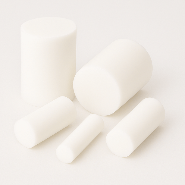 POM natur Rundstab-Abschnitte (Ø20-500 mm)