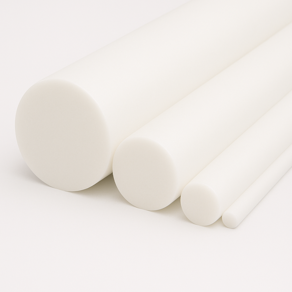 PET natur Rundstäbe (Ø 16-200 mm)