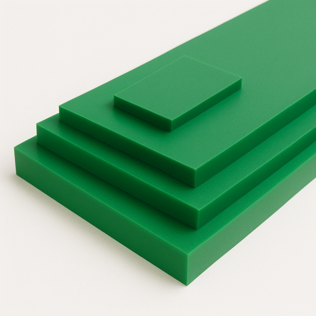 PE 500 grün Zuschnitte (8-60 mm Stärke)
