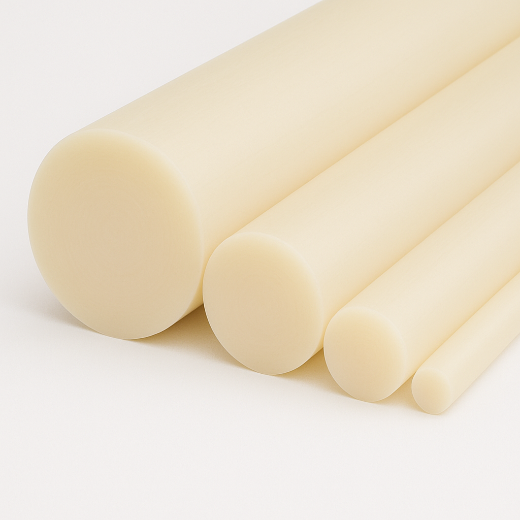 PA 12 natur Rundstäbe (Ø 20-100 mm)