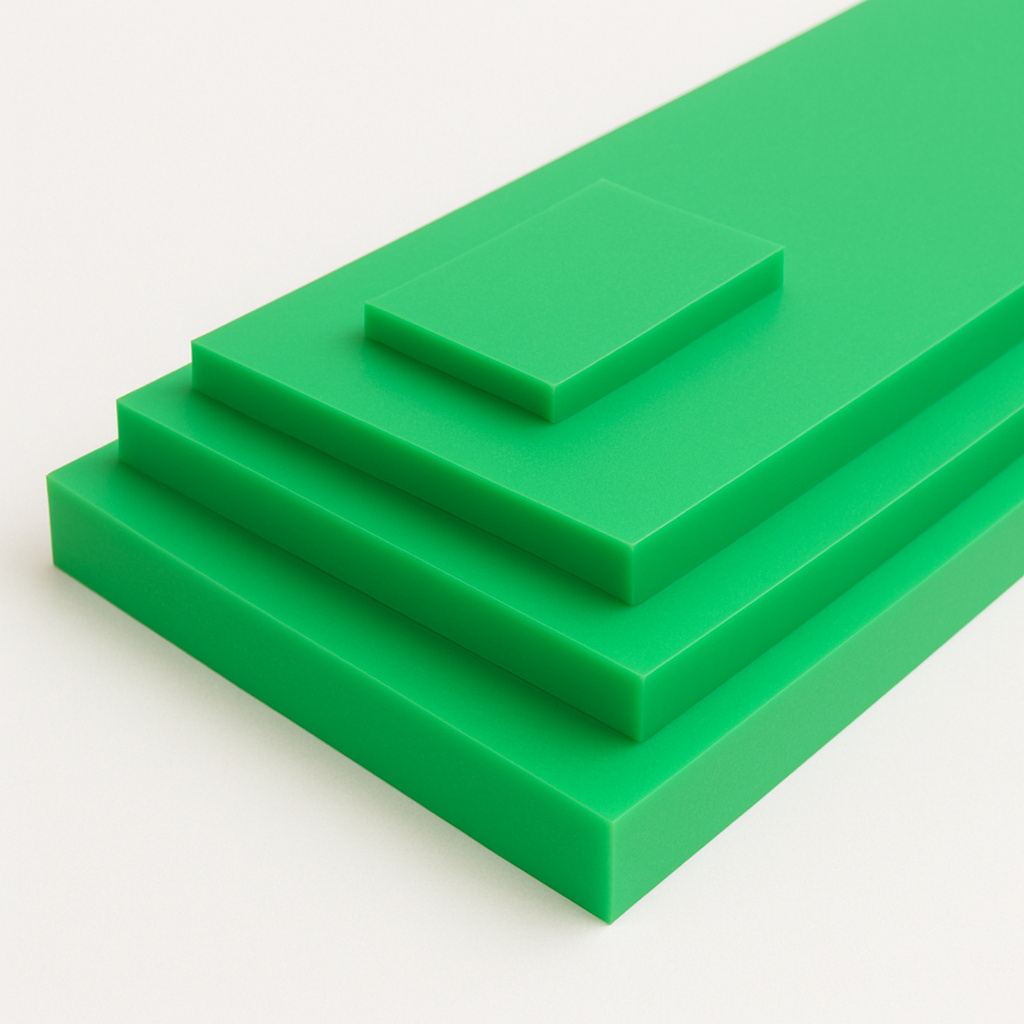 PE 1000 grün Zuschnitte (8-100 mm Stärke)