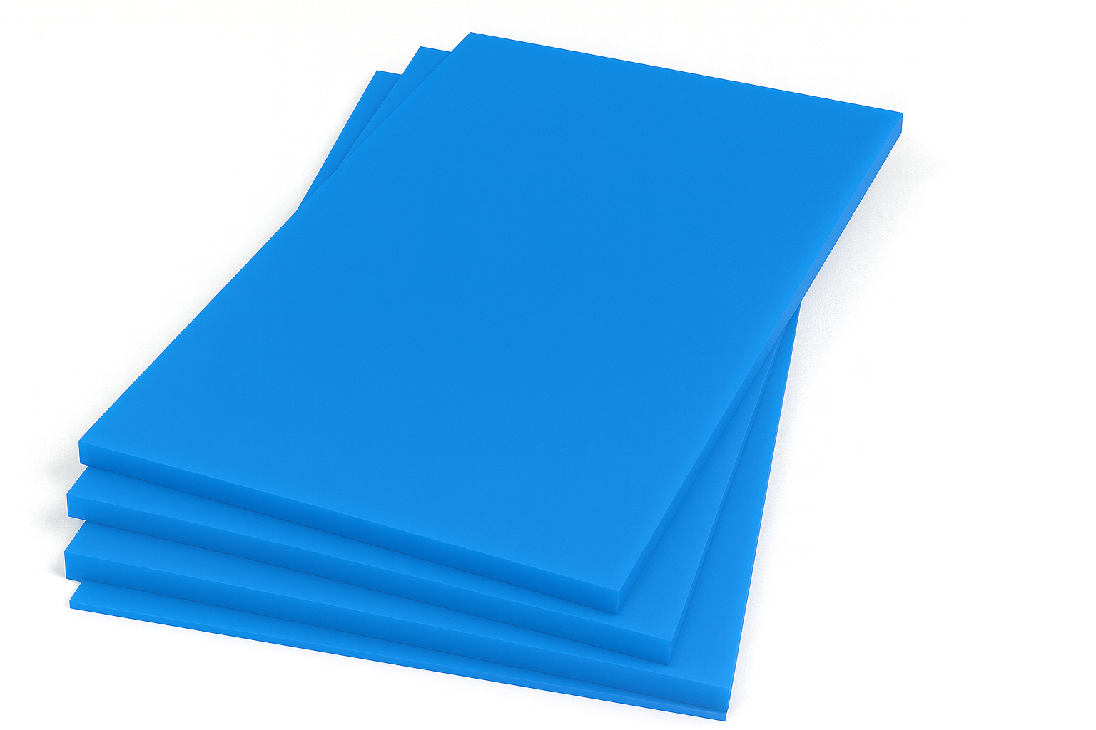 PE 1000 blau Platten (10-60 mm Stärke)