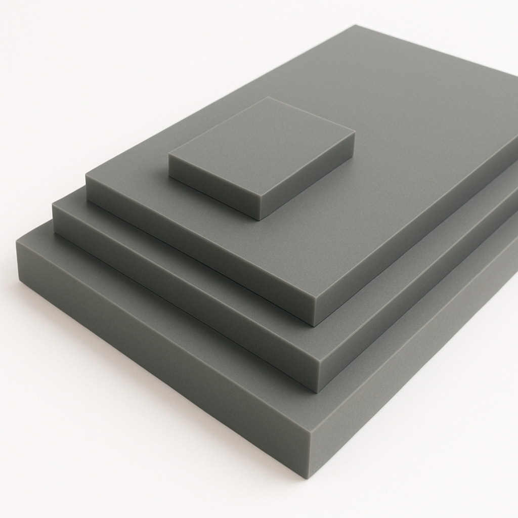 PE 500 staubgrau Zuschnitte (10-100 mm Stärke)