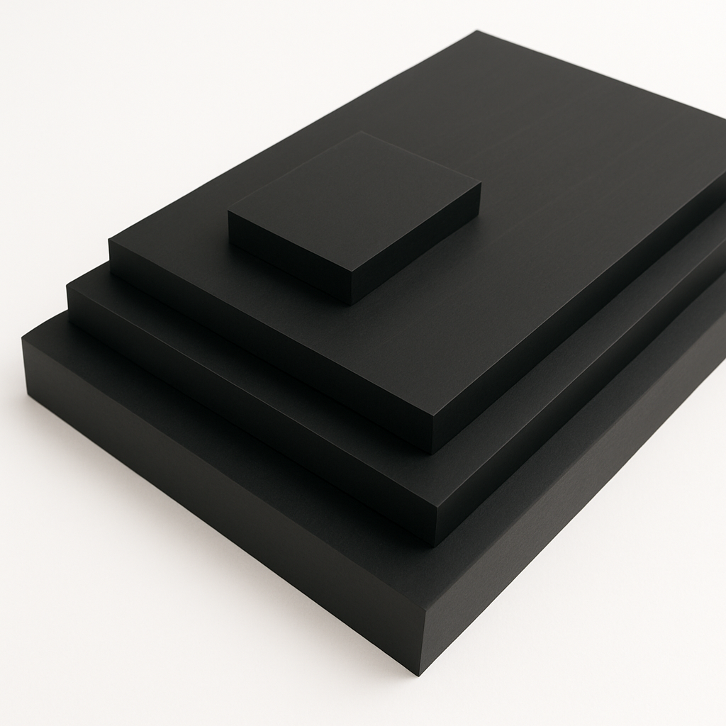 POM schwarz Zuschnitte (8-150 mm Stärke)