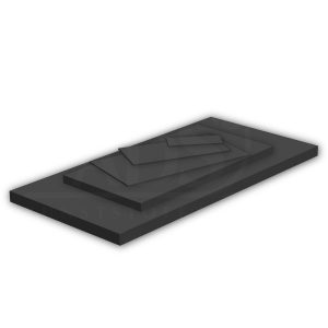 PE 500 Kunststoffplatte 10 mm stark natur (Polyethylen Platte)